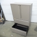 Teknion Tan 4 High 2 Drawer Lateral File, 2 Dr Enclosed Storage